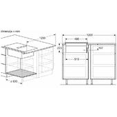 Indukcijska plošča z napo Bosch PIE611B15E