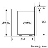 Vgradna mikrovalovna pečica Bosch BFL523MS0