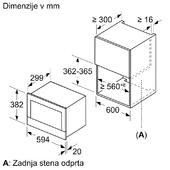 Vgradna mikrovalovna pečica Bosch BFL634GS1