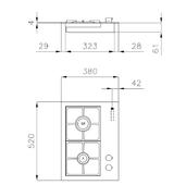 Plinska kuhalna plošča Foster S4000 7276 032