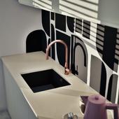 Kuhinjska armatura Schock KAVUS 559120 Copper brušen