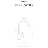 Kuhinjska armatura Schock PLUTOS 589121 Onyx  