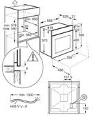 Vgradna pečica Electrolux EOF5H40BX