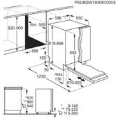 Vgradni pomivalni stroj AEG FSE73727P