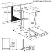 Vgradni pomivalni stroj Electrolux EEA27200L