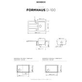 Pomivalno korito SCHOCK Formhaus D-100 Nero