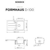 Pomivalno korito SCHOCK Formhaus D-100 Onyx