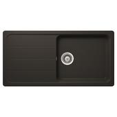 Set pomivalno korito SCHOCK Formhaus D-100L Nero & armatura SCHOCK Prima 533027S Black