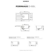 Pomivalno korito SCHOCK Formhaus D-100L Onyx