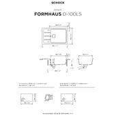 Pomivalno korito SCHOCK Formhaus D-100LS Asphalt