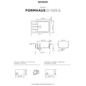 Pomivalno korito SCHOCK Formhaus D-100LS Onyx