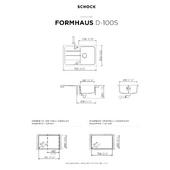 Pomivalno korito SCHOCK Formhaus D-100S Croma