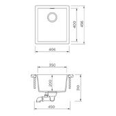 Pomivalno korito SCHOCK Kaia N-100S Puro