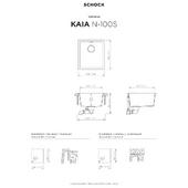 Pomivalno korito SCHOCK Kaia N-100S Puro