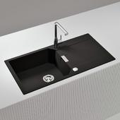 Pomivalno korito SCHOCK Manhattan D-100L Nero
