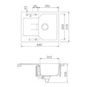 Pomivalno korito SCHOCK Manhattan D-100XS Croma