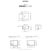 Pomivalno korito SCHOCK Mono D-100 Puro