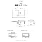 Pomivalno korito SCHOCK Mono D-100L Stone