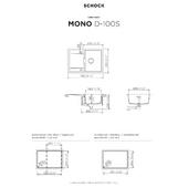 Pomivalno korito SCHOCK Mono D-100S Polaris