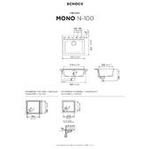 Pomivalno korito SCHOCK Mono N-100 Polaris