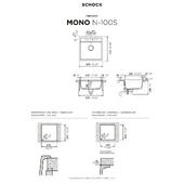 Pomivalno korito SCHOCK Mono N-100S Puro
