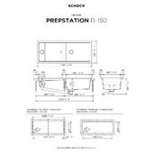 Pomivalno korito SCHOCK Prepstation D-150 Twilight