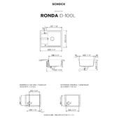 Pomivalno korito SCHOCK Ronda D-100L Croma