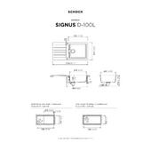 Pomivalno korito SCHOCK Signus D-100L Stone