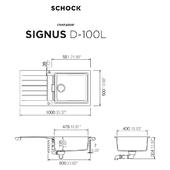 Pomivalno korito SCHOCK Signus D-100L Bronze