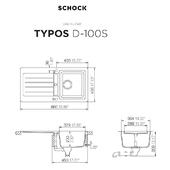 Pomivalno korito SCHOCK Typos D-100S Croma