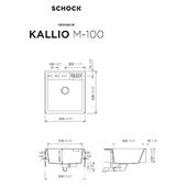 Pomivalno korito SCHOCK Kallio M-100 Night