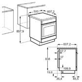 Steklokeramični štedilnik Electrolux LKR500001W