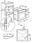 Vgradna pečica Electrolux EOH3H00BX